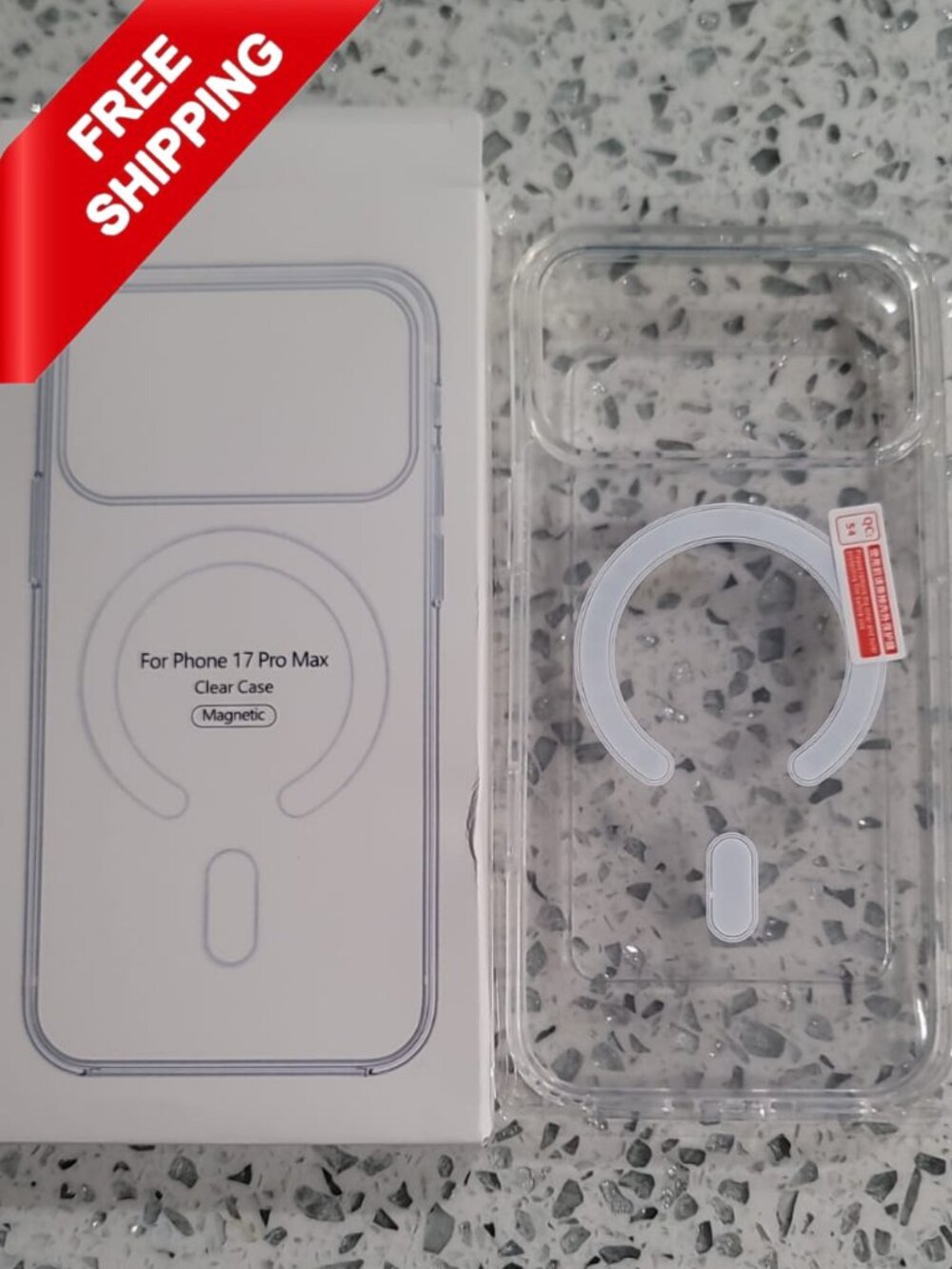 Shockproof Protective Clear Case with MagSafe For iPhone  17 Pro Max
